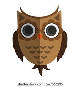 owl cartoon icon