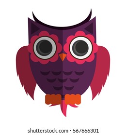 owl cartoon icon