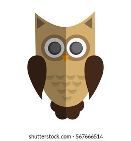 owl cartoon icon