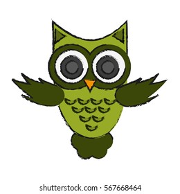 owl cartoon icon