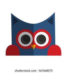 owl cartoon icon