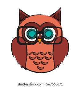 owl cartoon icon