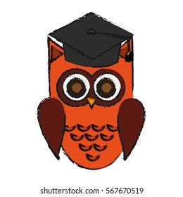 owl cartoon icon