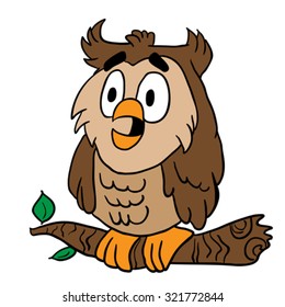owl cartoon illustration