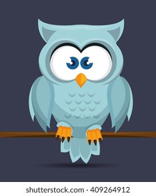 Owl character design 