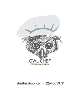 Owl chef logo