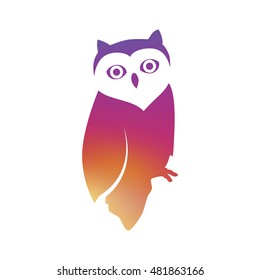 Owl clipart. Owl vector. Also useful as logo, web UI element, symbol, graphic image, silhouette and illustration. Compatible with ai, cdr, pdf, jpg, png and eps formats.