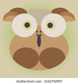 Owl Color Icon Vector Design