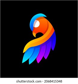 vector de diseño de logotipo de color de búho