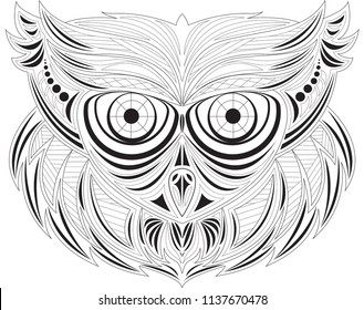 Owl Coloring Page