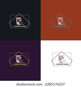 Owl company logo with eps