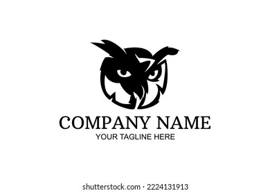 Owl Company Logo Vector Illustration. Suitable for business company, modern company, etc.