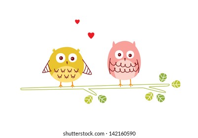 owl couple