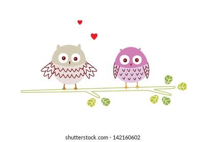 owl couple