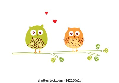 owl couple
