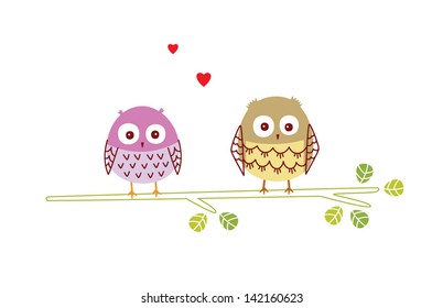 owl couple