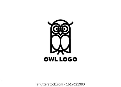 Owl Creative logo icon concept