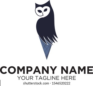 Owl Cup Ice Logo Template