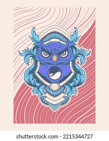 Owl Design Illustration Vector Image