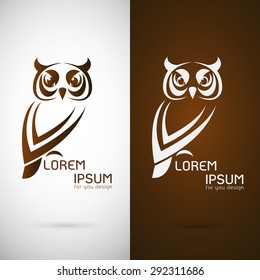 Owl design , logo, symbol, icon, graphic, vector