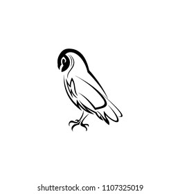 owl design logo template