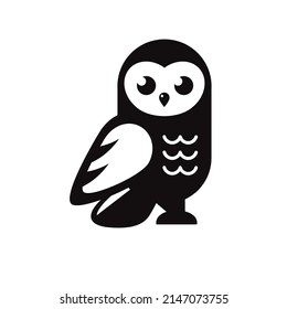 owl design on white background vector icon