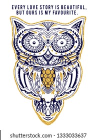 owl design print