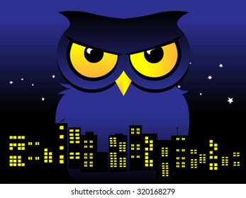 owl design vector eyes