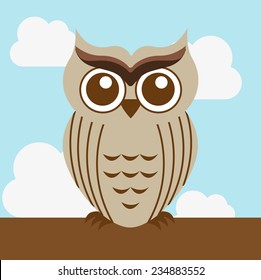 owl design , vector illustration