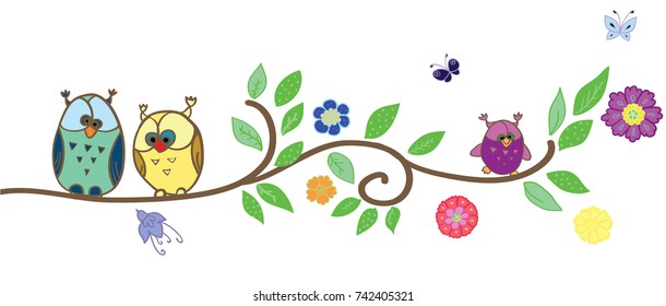 owl Doodle sticker