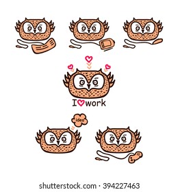 owl drawing, computer mouse, joystick, keyboard