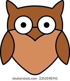 owl dreadful bird animal dead Outline