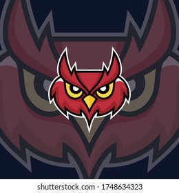 Owl e Sport Logo Illustration