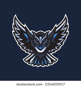 owl e sport logo vector art