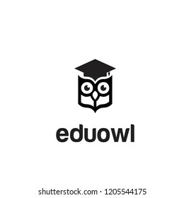 owl education logo icon designs vector