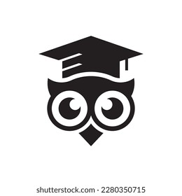 Owl education logo images illustration design