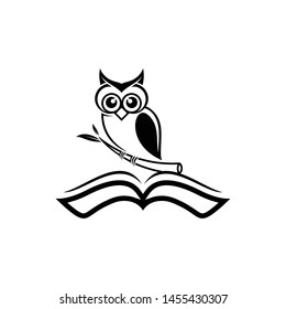 owl of education logo template
