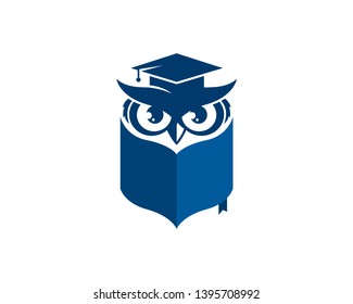 Owl Education Logo Template, Icon, Symbol