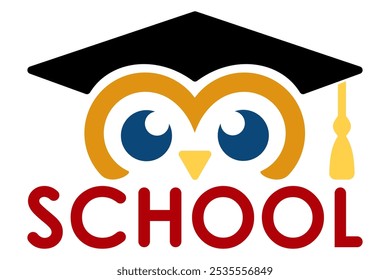 owl education logo for university college school and your business or company vector illustration isolated on white background