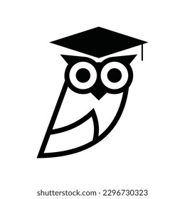 Owl Education Vector Logo Design Template