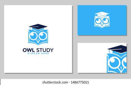 OWL EDUCATION VECTOR,Owl education logo. Graduation, teacher, student, studying illustration. Educational center logo. Owl - the symbol of wisdom and knowledge. Graduation symbol. Teacher image. Stude