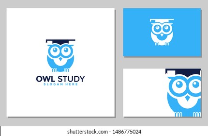 OWL EDUCATION VECTOR,Owl education logo. Graduation, teacher, student, studying illustration. Educational center logo. Owl - the symbol of wisdom and knowledge. Graduation symbol. Teacher image. Stude