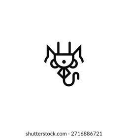 Eule Elektro Stecker Logo Design-Konzept.