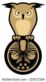 Owl emblem