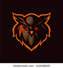 Owl esport logo template