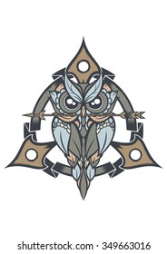 owl ethnic style