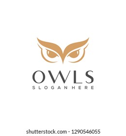 owl eye logo design