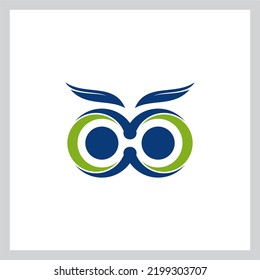 owl eye logo and generic circle