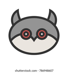 Owl face Icon
