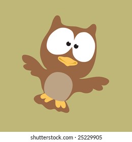 Owl Flying High Vector (more in portfolio)